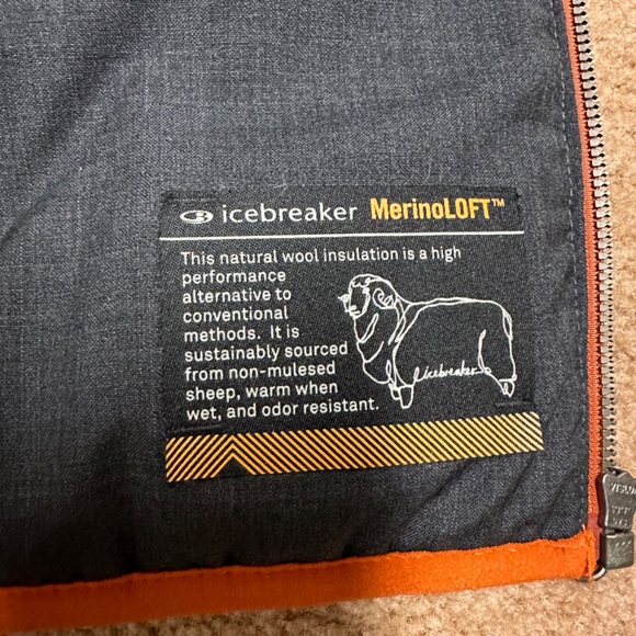 Mens Medium Icebreaker Stratus X Merinoloft Vest - Picture 6 of 7